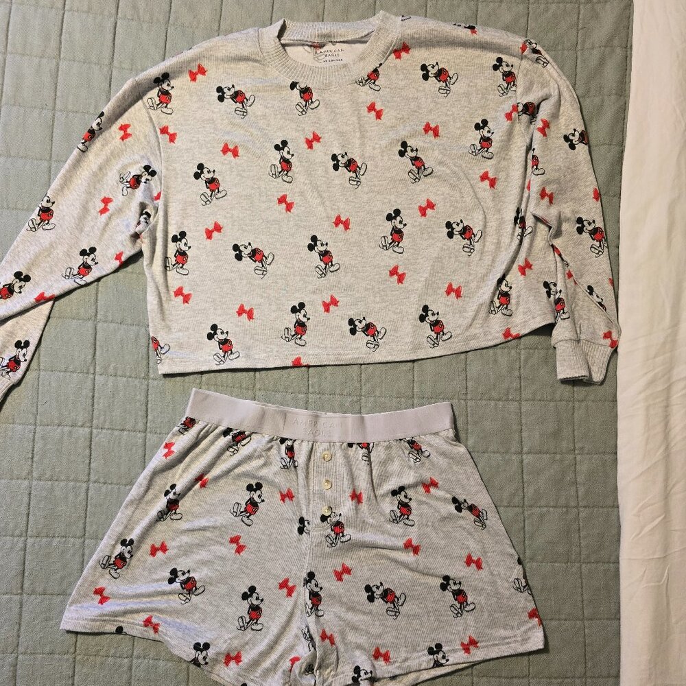 American Eagle Mickey Mouse PJs